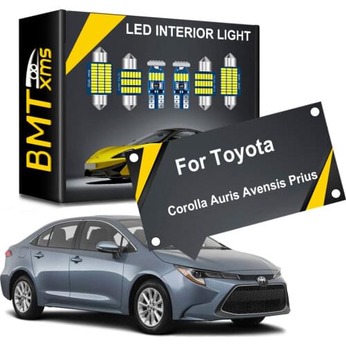 Seker Canbus Interior LED Bulb For Toyota Corolla E12 E120 Auris E150 Prius 20 30 ZVW30 Yaris Camry Avensis T22 T25 T27 Car Lamp