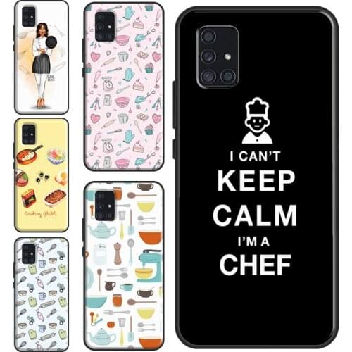Baking Cooking Utensils Chef Case For Samsung A21S A20e A11 A31 A41 A51 A71 A10 A20S A30S A40 A50 A70 A12 A32 A52 A72