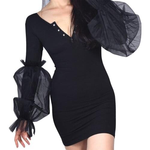 Black Silk Long Gloves Arm Sleeve Wide Sleeve 60cm Lace Tulle Mesh Black White Extra Size Women Long Evening Party Gloves WWS11