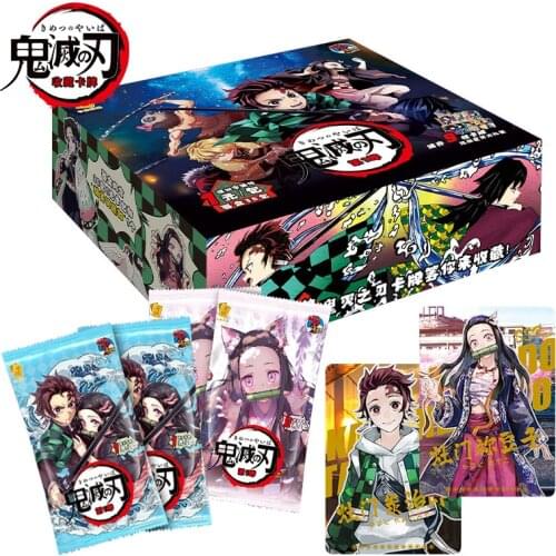 Demon Slayers Blade Holographic Card SSP Tanjiro Nidoko Anime Peripheral Battle Board Game UR Rare Collection Card