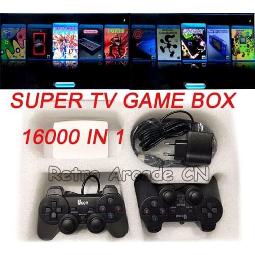 Arcade Game/ Mario/Game/MSX/NEO GEO/ TV Game Box 16000 in 1 with two USB joypad HDMI output to TV