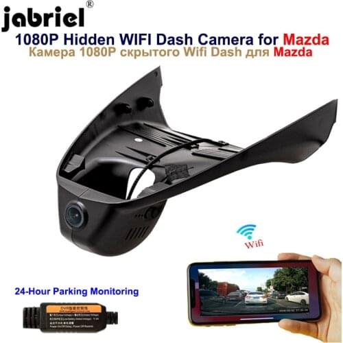 Jabriel Hidden 1080P Wifi Dash camera car dvr for Mazda axela atenza 2 3 5 6 cx3 cx5 cx7 cx9 cx30 mx3 mx5 mk2 mk3 mk4 2017 2020
