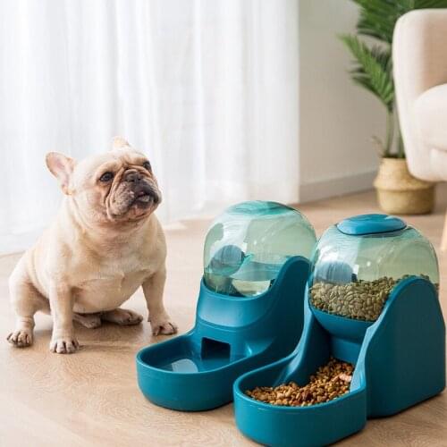 Dogs Food Feeders Pet Cat High Capacity Water Bottle Candy Color Automatic Dog Dispenser Washable Puppy Kitten Drinking Fountain