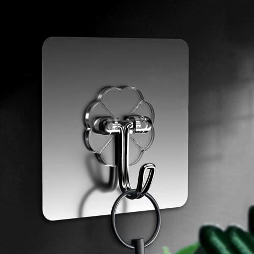 20PCS Hooks Wall holder Hooks on the wall Broom Holder Adhesive hook Crochet autocollant Adhesive hook For kitchen bathroom