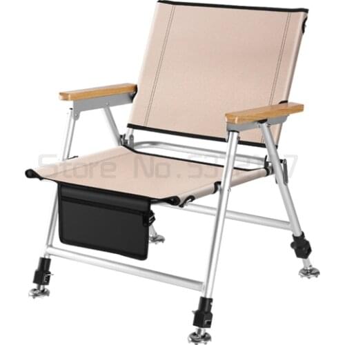 Multifunctional all-terrain portable ultra-light fishing chair folding fishing chair raft fishing chair