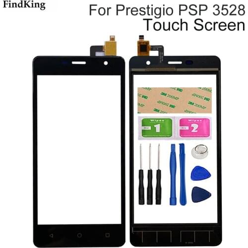 Mobile Touch Screen For Prestigio Wize PX3 PSP3528 DUO PSP3528DUO PSP 3528 Touch Glass Screen Digitizer Panel Sensor Adhesive