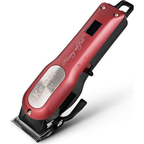 Mens Hair Clipper Professional Hair Trimmer Haircut Set w/ 4 Guide Combs