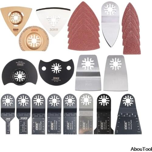 66 PCS Saws Oscillating Multi Tool Saw Blades For Renovator Power Tools as Fein Multimaster,Dremel,Electric tools Accessory Set