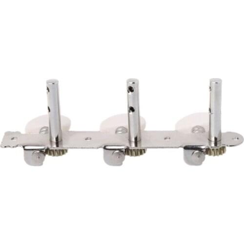 Set of 2pcs Classical Silver Guitar Tuner Tuning Machine Heads Keys Pegs New G32E
