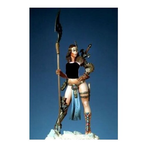 New Unassembled 1/22 80mm ancient warrior stand with base Resin Figure Unpainted Model Kit