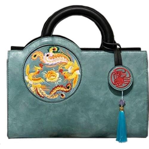 Bags women authentic retro Chinese style embroidery women handbags luxury womens shoulder bags personality leisure