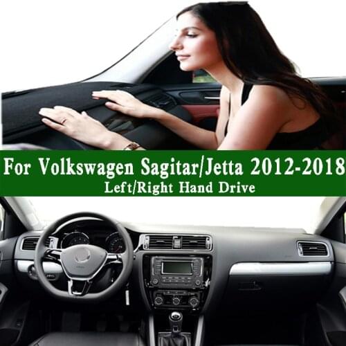 Fits Volkswagen VW Sagitar GTL BK2 JETTA IV 162 163 AV3 AV2 2012-2018 Dashmat Dashboard Cover Protective Pad Dash Mat Carpet