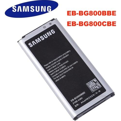 Samsung Original Battery For Samsung Galaxy S5 Mini G800 G800F G800H G800A G800Y G800R EB-BG800BBE EB-BG800CBE 2100mAh with NFC