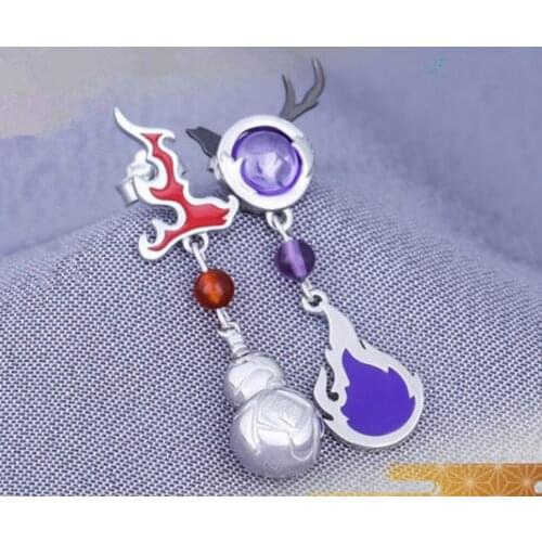 Yuri Shutendoji Ibarakidouji gourd Earrings Jewelry earrings for women Girls Cos Gift 2020 new year gift