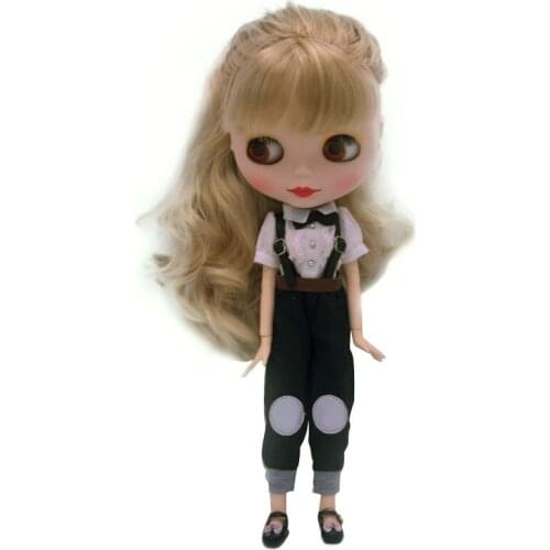 Blyth Doll BJD, Factory Neo Blyth Doll Nude Customized Frosted Face Dolls Can Changed Makeup Dress DIY, 1/6 Ball Jointed Dolls 3