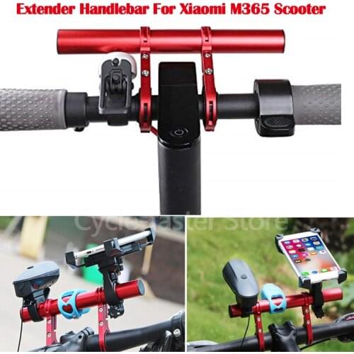Handlebar Extender Bicycle Extension Bar Aluminum Alloy Bracket for XIAOMI M365 Electric Scooter Ninebot ES1 ES2 Accessories