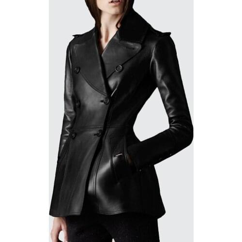 Streetwear Real Genuine Leather Jacket 100% Sheepskin Coat Female Spring Autumn Coat Women Clothes 2020 Korean Vintage Fit Tops