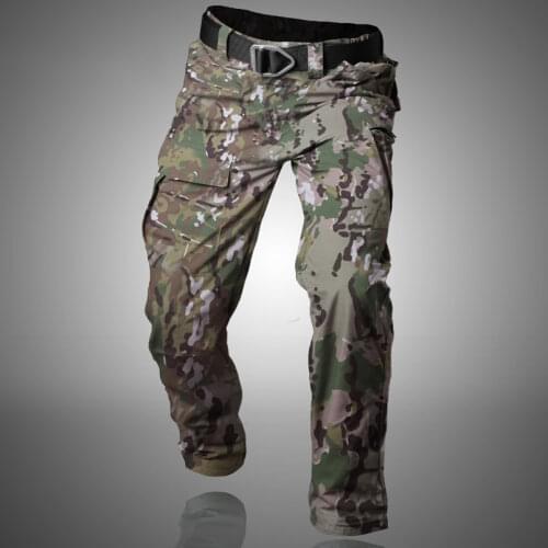Waterproof Camouflage tactical pants City tactical Cargo pants Combat SWAT Army Military Trousers Casual Cargo pantalon hombre