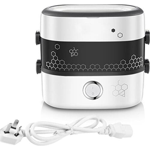 1.5L Electric lunch box Ceramic liner insulation box Plug-in insulation Automatic heating lunch box Cooking rice porridge 220v