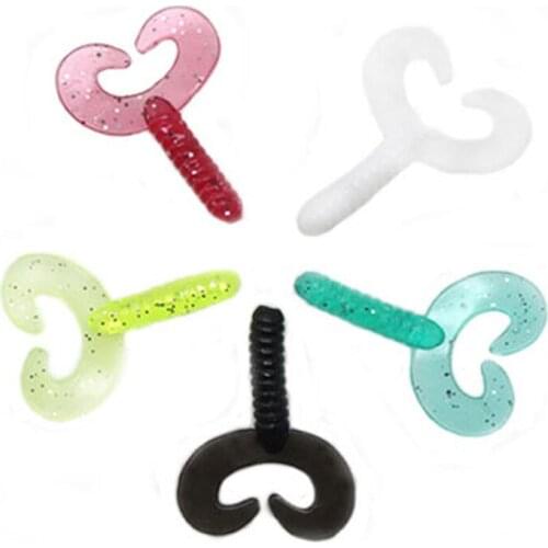 POETRYYI 1pcs 3.5cm Fishing Lures Artificial Soft Tail Bait Pesca Wobblers Soft Silicone Bait