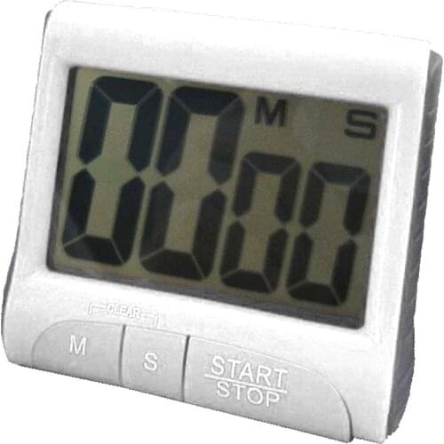 1pcs Super Deal Large LCD Digital Kitchen Timer Count-Down Up Clock Loud Alarm Wholesale Drop Shipping Sale 4 color Avaliable