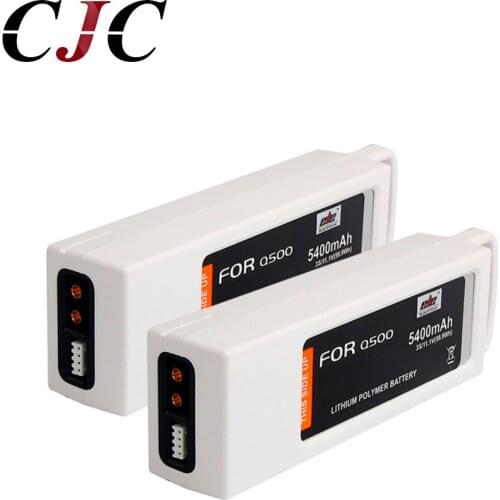 2PCS 5400mAh 11.1V Lipo Battery For Yuneec Q500 Series RC Drone 11.1V 3S/3 Cell Rechargeable Battery
