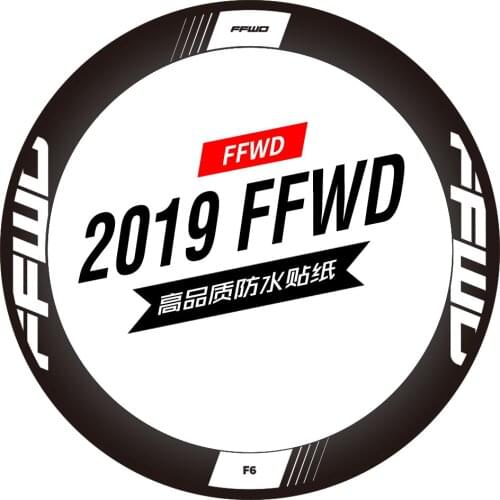 2019Ffwd 700c Carbon Wheelb Stickers Road Bicycle Rim Wheel Decal 30/38/45/50/60/80/88mm FastforwardF3 / F4 / F6 / F9