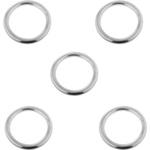 8 Pcs Marine Boat 5/32" * 1-1/2" 316 Stainless Steel Rigging Round O Ring