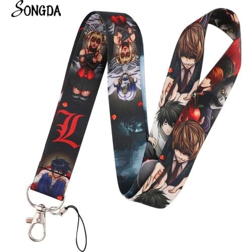 Anime Characters Lanyard Keychain for Phone Jewelry Hanging Strap Lanyard Neck Key ID Card Badge Cute Keycord Accessories Gifts