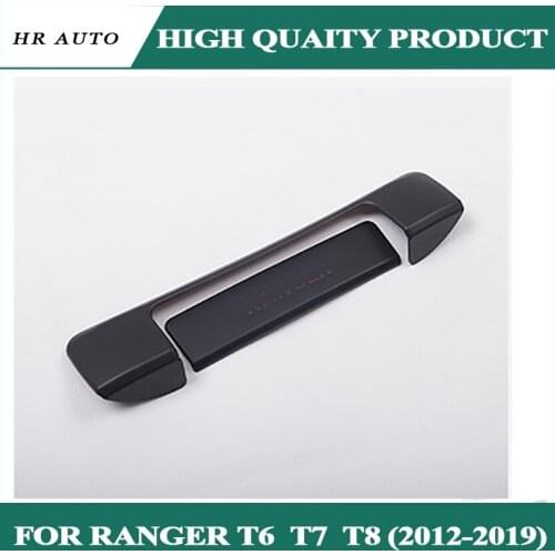Handle Covers For FORD RANGER Wildtrak T6 T7 T8 2012-2019 ABS Black With Smart Hole