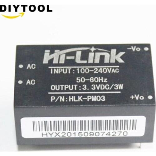 HLK-PM03 AC-DC 220V to 3.3V Step Down Buck Power Supply Module Intelligent Household Switch Converter