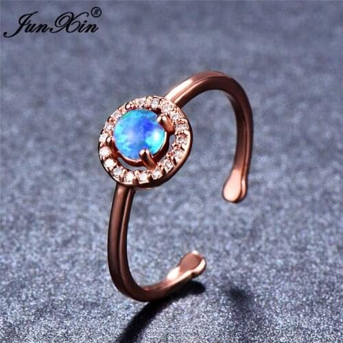 JUNXIN Rings With Cubic Zirkonia For Women