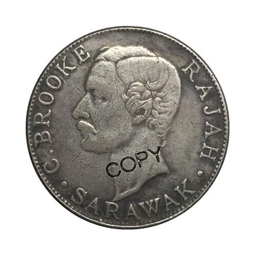 1906-H Sarawak 50 Cent COIN COPY