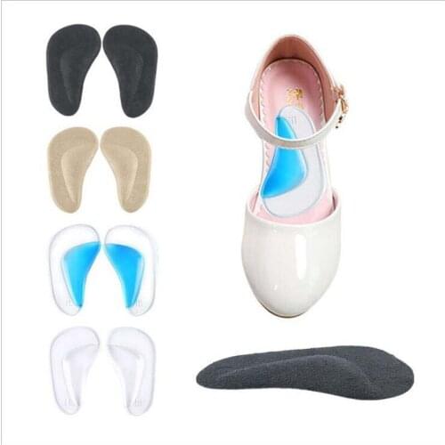 Infant and child flat feet inner splayed foot arch pad XO type leg corrective insole