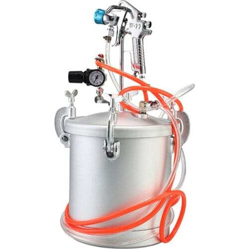 New type 10L colorful paint spray gun feed pressure paint tank latex paint spraying machine sand spraying grab pressure tank