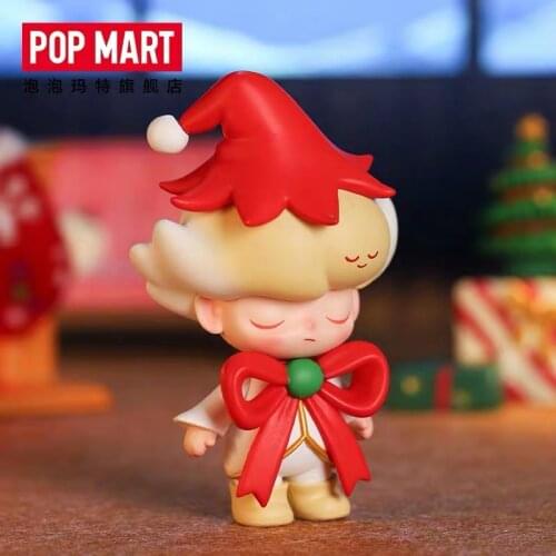 Popmart Official DIMOO Christmas Blind Box Collectible Action Kawaii Anime Toy Figures Baby Gift Constellation Home Decore