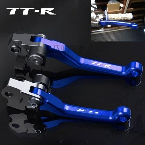 For Yamaha TTR125/TTR125L/TTR250/TTR600 CNC Motorcycle Dirt Pit Bike Motocross Pivot Brake Clutch Levers TTR 125 L/125L/250/600