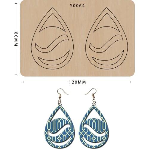 DIY Earring HandCraft Cutting Dies Scrapbookingt Leather Mold Suitable For Common Big Shot Machines On The Market