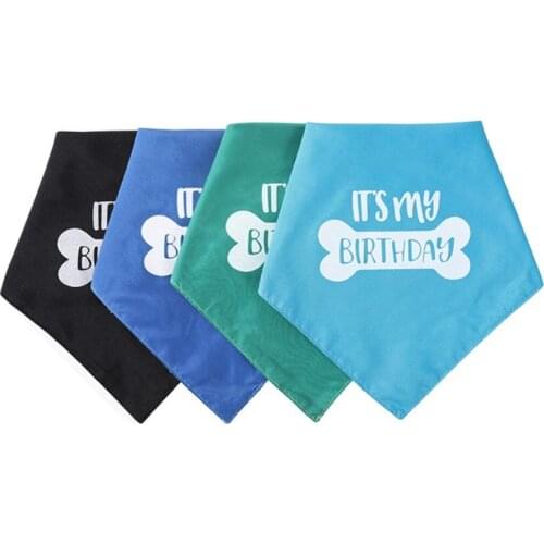 Pet dog saliva scarf cat dog Four Seasons General Pet triangle scarf high color fastness puppy pet scarf