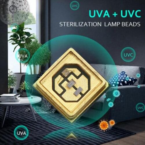 Deep UV LED Diode UVC+UVA SMD 3535 270nm 280nm Chip Ultraviolet Light Bead