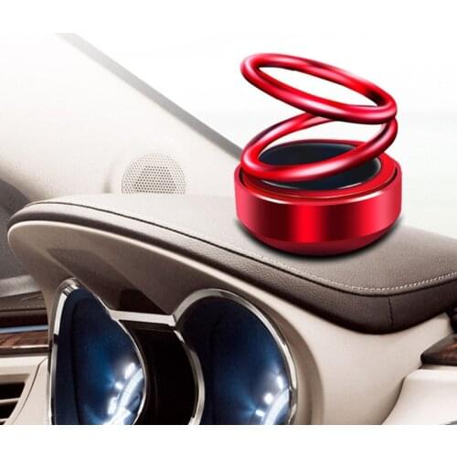 Solar Energy Rotating Air Freshener Fragrance Diffuser Car Interior Decoration for Office Home Vehicle