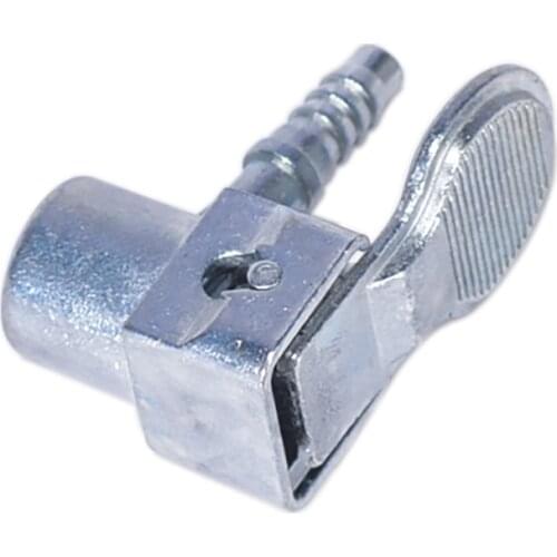 1Pcs 6.3mm Tire Valve Air Chuck Car Track Tyre Airline Inflator Connector Brass Clip-on Valve Zinc Alloy Tire Inflation Nozzles