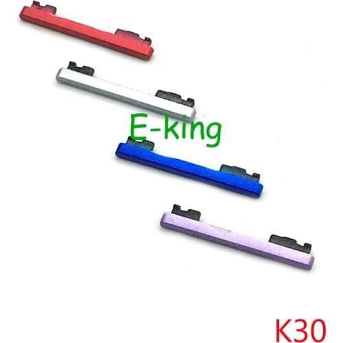 10PCS For Xiaomi Redmi K30 5G Power Button ON OFF Volume Up Down Side Button Key Repair Parts