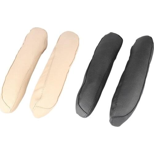 2pcs/Set Car Armrest Cover Leather Replacement for Honda Odyssey Models 2005 2006 2007 2008 2009 2010