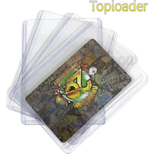 25Pcs 35pt Toploader 3"X4" Board Game Cards Protector Gaming Trading Card Holder Case Basketball Football Sports Card Sleeves