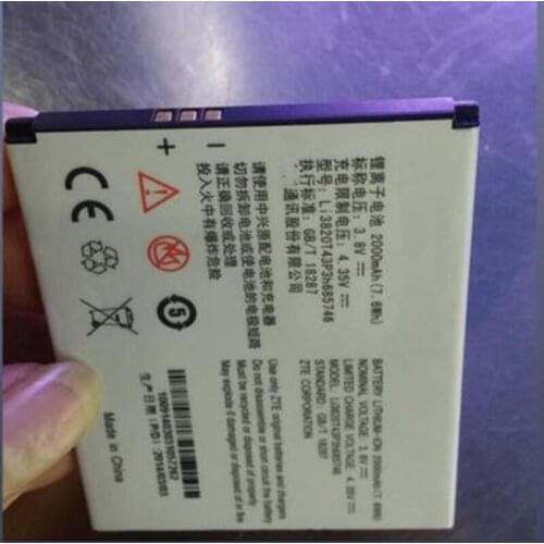 3.8V 2000mAh For ZTE Li3820T43P3h685746 Battery mobile phone with phone stander