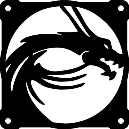 3pcs/lot DIY 12cm*12cm Fan Cover Acrylic Cover use for 120mm Radiator 120mm Fan Cool Logo for Computer Case Cooling