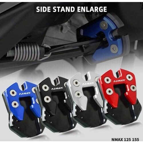 NMAX155 NMAX125 Side Stand Kickstand Support Pad Support Shell FOR YAMAHA NMAX N-MAX 155 125 2015 2016 2017 2018 2019