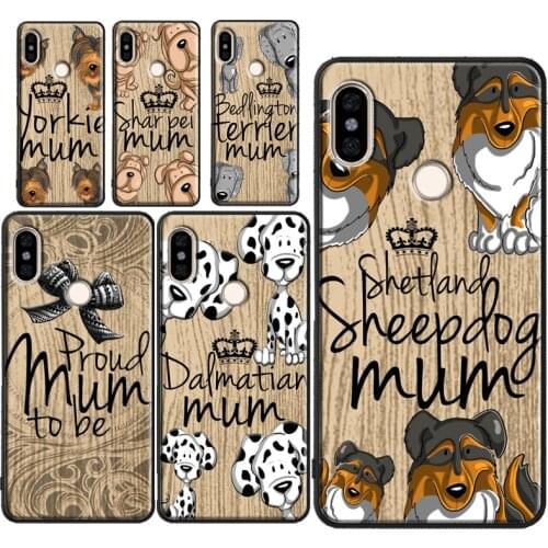 Shar pei dog English Springer spaniel Mum Case For Redmi Note 9 Pro 8 7 8T 9S 9A 9C For Mi Note 10 Lite 9T A3 For POCO X3 Coque