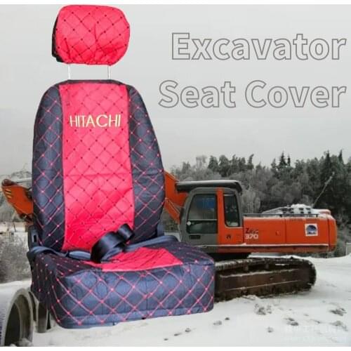 Excavator Seat Cover for CATERPILLAR HYUNDAI DOOSAN SANY HIACHI KATO KOBELCO SUMITOMO Seat Cushion Decoration OCC-SC
